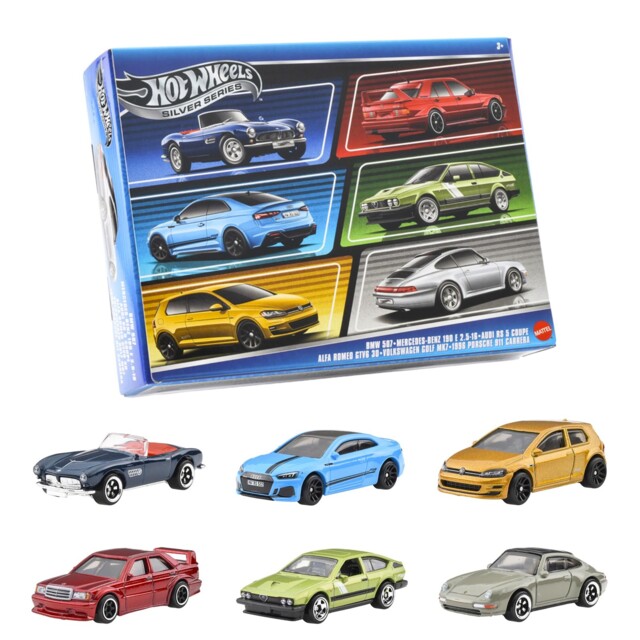 Mattel Hot Wheels Euro Style Multi Pack Set Of 6 Cars Jby79 Toy
