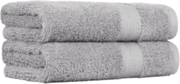 Amazon Basics Bathroom Towels, 100% Cotton Fadefast, Soft Absorbent,