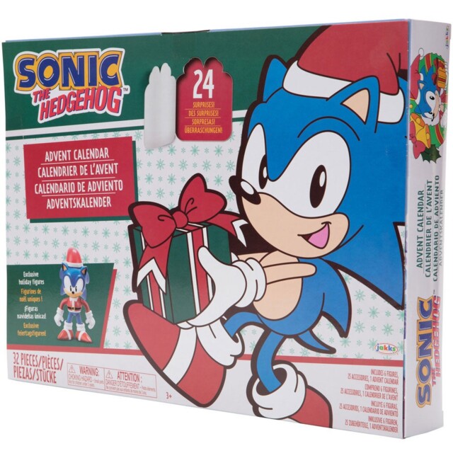 Jakks Pacific Sonic The Hedgehog Advent Calendar - Official