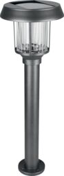 Solar Led Post Light Luxform Garden Outdoor Patio Pathway Intelligent