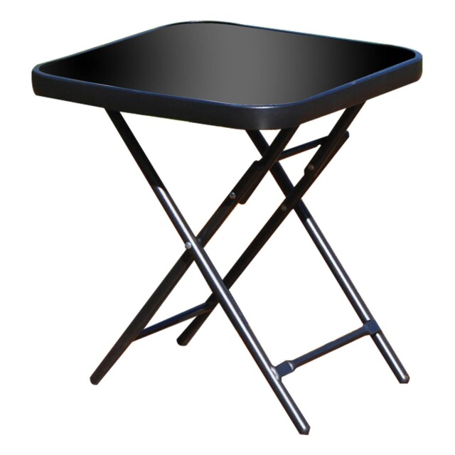 Kingfisher Folding Drinks Side Garden Outdoor Patio Table Home Yard