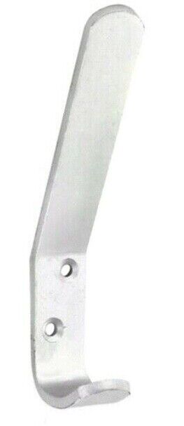6x Securpak Door Wall Clothes Double Hat & Coat Hooks Hanger 125mm -