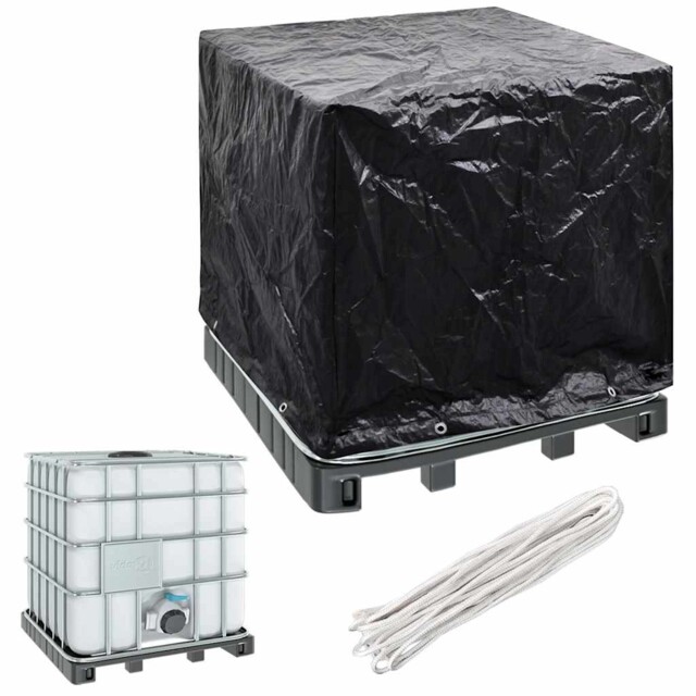 Ibc Container Cover 8 Eyelets Garden Outdoor Bucket Protection Cover