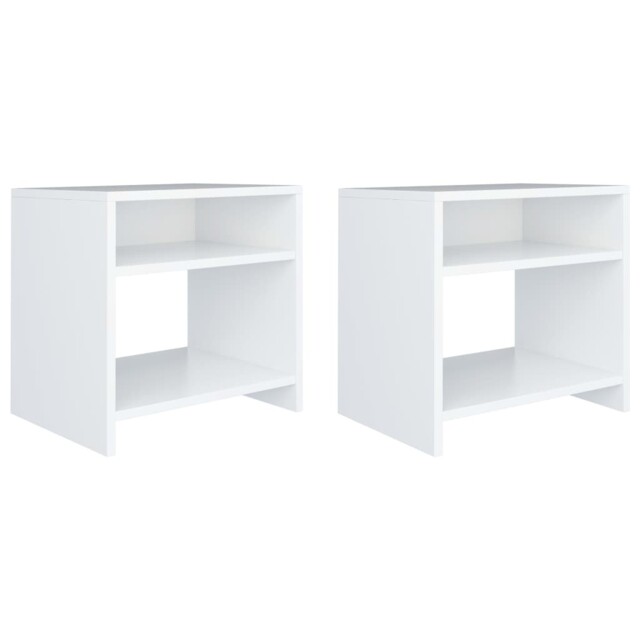 Bedside Cabinet Bed Table Telephone Stand Nightstand Engineered Wood