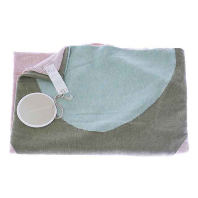 Egg By Susan Lazar Knit Logo Soft Stretchy Warm Baby Blanket