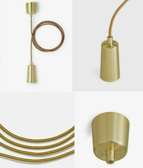 Plumen Drop Cap Pendant Set Available In Copper,chrome And Gold