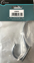 Eclipse Hat & Coat Hook Polished Chrome Plated 125mm J34635 - (m248)