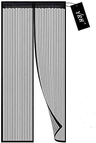 Yrh Magnetic Fly Screen Door Heavy Duty Self Sealing Mesh Powerful