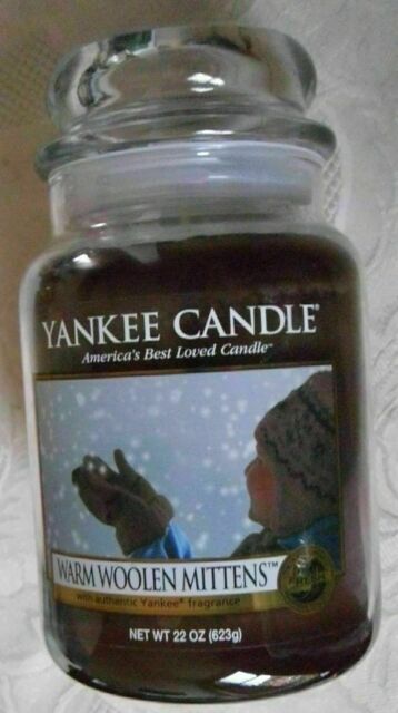 Yankee Candle Large Jar Warm Woolen Mittens My Favourite Things Usa