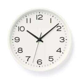 Muji 44275689 Mu-in Ryohin Analog Clock - Large White Mj-aclw2