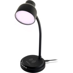 Groov E Astra Led Desk Lamp Wireless Charger Bluetooth Speaker Usb C