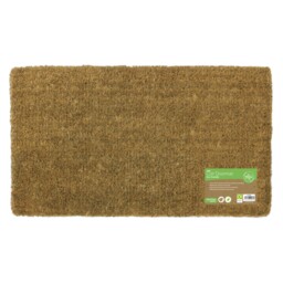 Jvl Ryburn Plain Natural Coir Entrance Well Door Mat