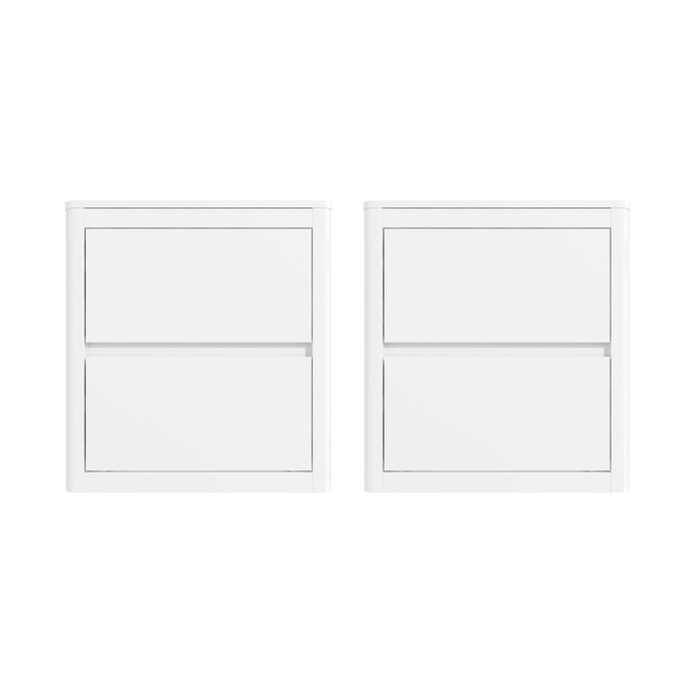 White Pair Of Bedside Tables - Lexi Bun/lex002/84553