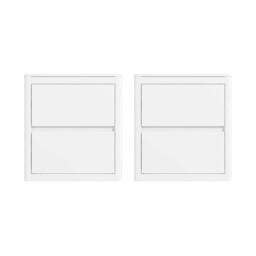 White Pair Of Bedside Tables - Lexi Bun/lex002/84553