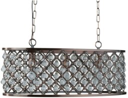 Search Light Marquise Oval Ceiling Bar Pendant Antique Copper Rrp £149