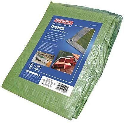 Faithfull Faitarp1812 Tarpaulin, Green/silver