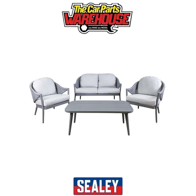 Sealey Dg59 Dellonda Echo Aluminium Outdoor Sofa, Chair & Coffee Table