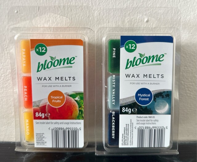 2 Pk Bloome Scented Wax Melts - Wax Melts Gift Set - Candle Wax Melts