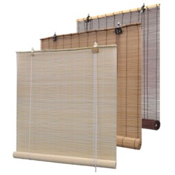 Bamboo Roller Blinds Blind Window Oriental Designs Hanging Many