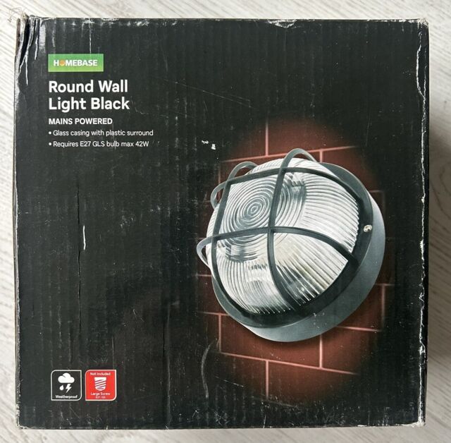 Round Bulkhead Light Industrial Vintage Style Outdoor/indoor Wall -