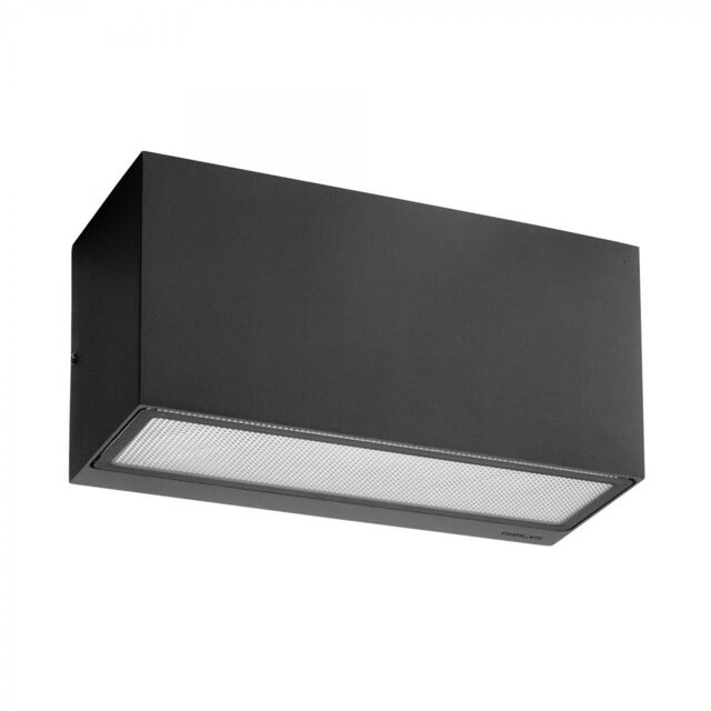 Oslo E27 Outdoor Wall Light In A Graphite Finish