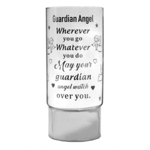 Led Tube Light With Sentiment Battery Operated Guardian Angel 2