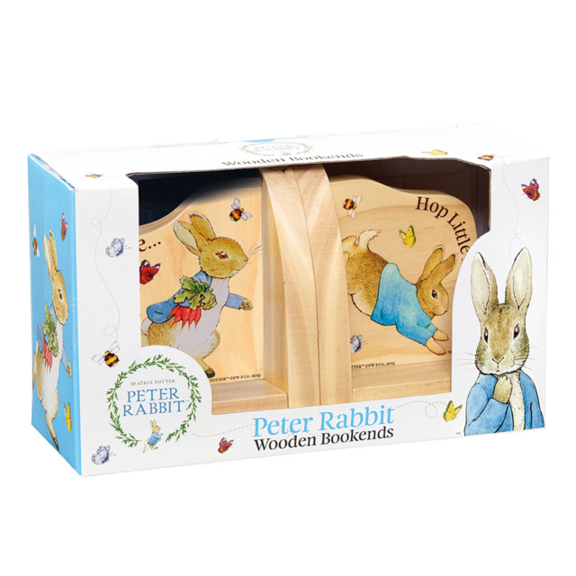 Beatrix Potter Peter Rabbit Wood Bookends