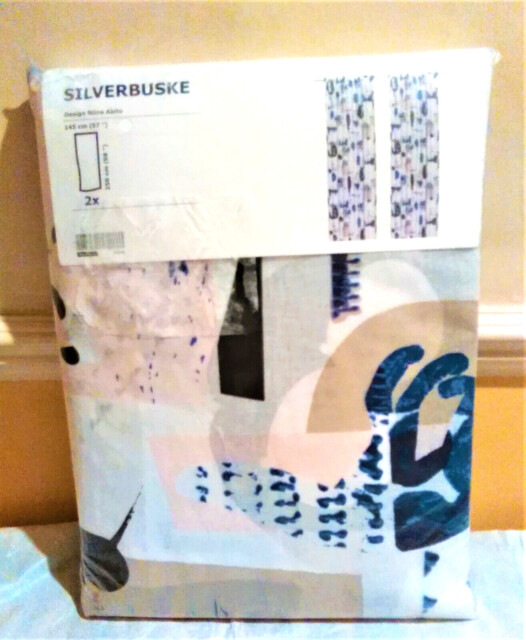 Ikea Silverbuske Pair Of Cutains 145 X 250 Cm - 703.086.33