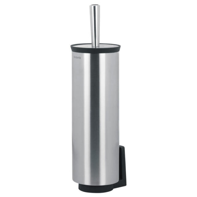 Brabantia Toilet Brush And Holder De Luxe, Matt Steel, 427183