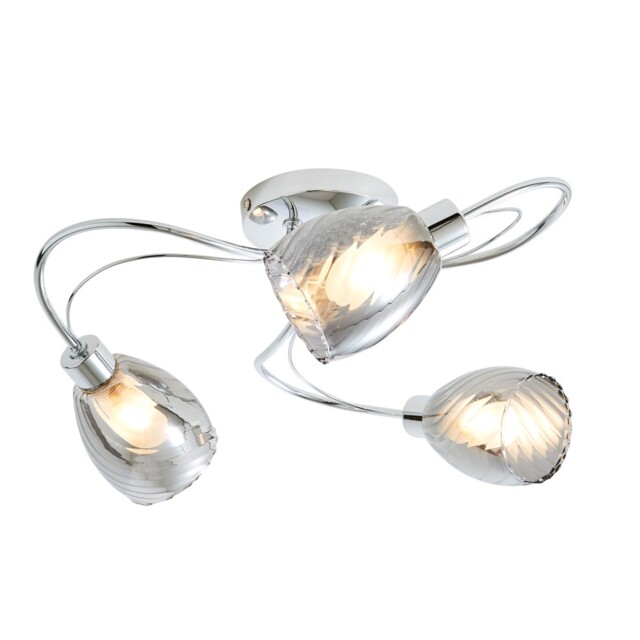 Litecraft Cora Tangle Bathroom Ip44 Wall Or Ceiling Light With Shades