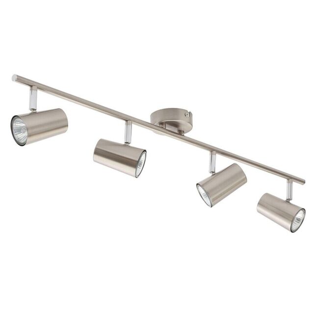 Litecraft Chobham Spotlight Bar Adjustable Gu10 Ceiling 4 Light -