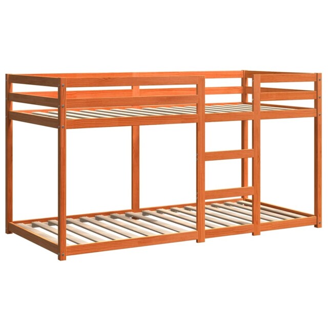 Bunk Bed Bedroom Kids Bed Frame Children Twin Sleeper Solid Wood Pine