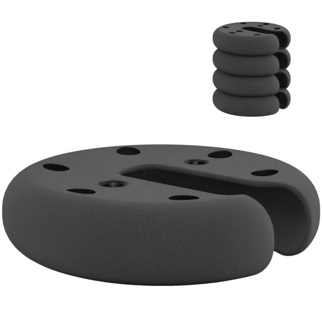 Outsunny Tent Weight Base 4pcs Gazebo Foot Leg Pole Anchor Weights