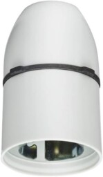 Knightsbridge Urea Pendant Light Holder, White