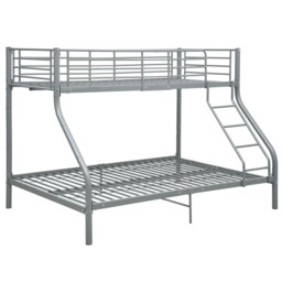 Bunk Bed Frame Metal 140x200cm/90x200cm Solid Single Bed Multi Colours