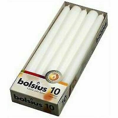 Bolsius Tapered Dinner Candelabra Candles Pack Of 10 Party Wedding
