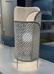 Ikea Nollpunkt Table Lamp, White, 34 Cm, 104.838.99, Steel Body