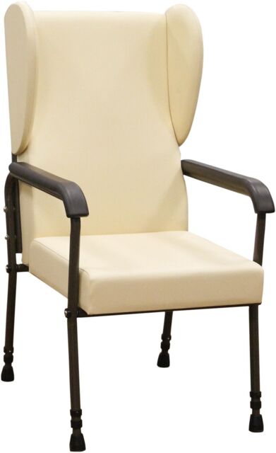 Flat Pack Chelsfield Chair Cream Adjustable With Lateral Movement &