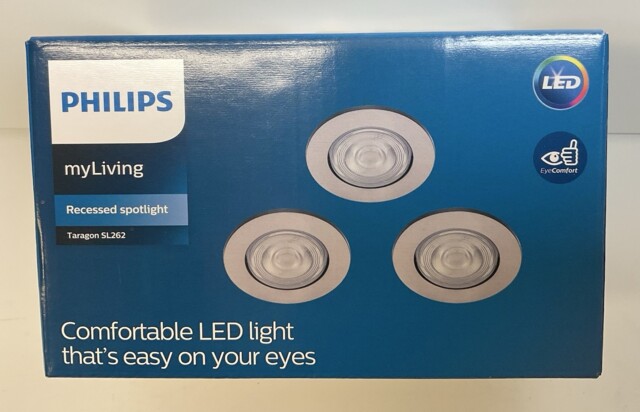 Philips Recessed Spotlight Comfortable Led Light 350 Lumen Taragon
