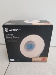 Auriol Sunrise Alarm Clock - Batteries Incl. - Brand Sealed