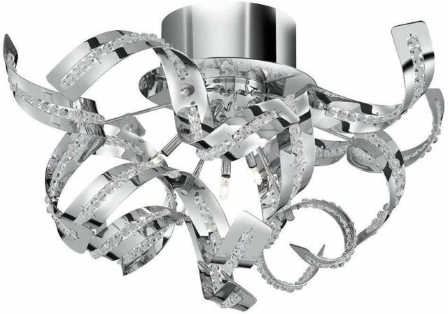 Searchlight Lighting Sparkles 5 Light Semi-flush Ceiling Fitting