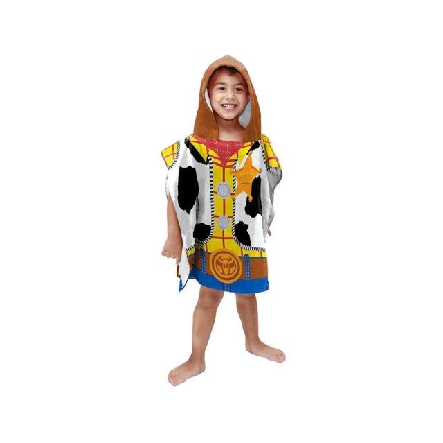 Poncho Towel Toy Story Woody Disney Hooded Beach Bath Pool Cotton Boys
