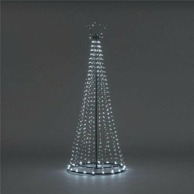 Outdoor Christmas Tree 1.8m Maypole Led Twinkle 560 Ice White Led's