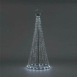 Outdoor Christmas Tree 1.8m Maypole Led Twinkle 560 Ice White Led's