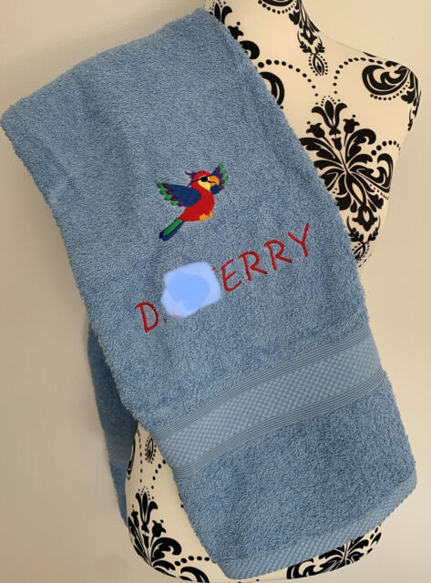 Parrot Towel - Personalised - Flannel / Hand Towel / Bath Towel