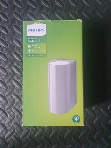 2× Philips Outdoor Wall Up/down Light Stainless. New, No