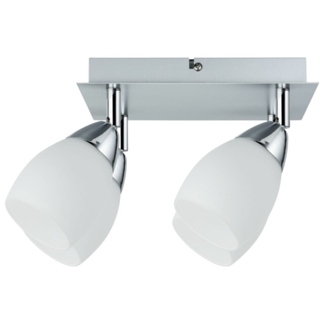 Paulmann Spotlight Wolba Led 4x 10w Ceiling Light Chrome Matt/opal (no