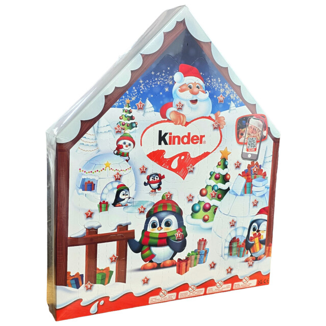 Kinder Chocolate House Advent Calendar 184g, Gift For Kids Christmas
