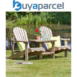 Zest Lily Wooden Relax Double Seat Garden Double Chair Bench