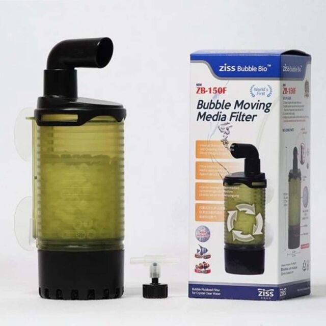 Ziss Zb-150f Bubble Moving Media Filter Aquarium Fish Tank Bed
